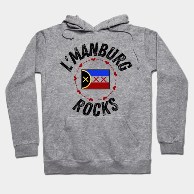 Cute L'manburg Rocks Hoodie by The Sober Art